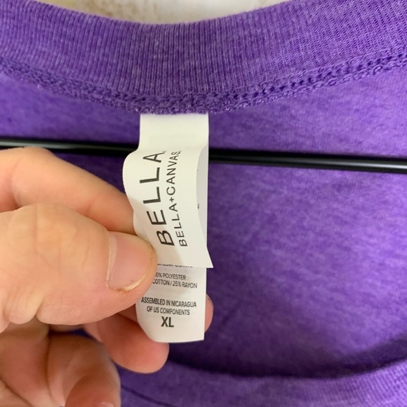 Levante Brewing Company Purple Womens Shirt - Picture 2 of 6